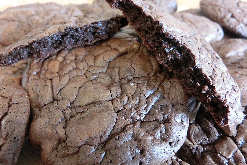 Soft - Chocolate - Fudge Cookies