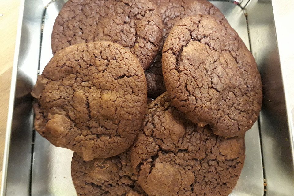 Triple Chocolate Cookies