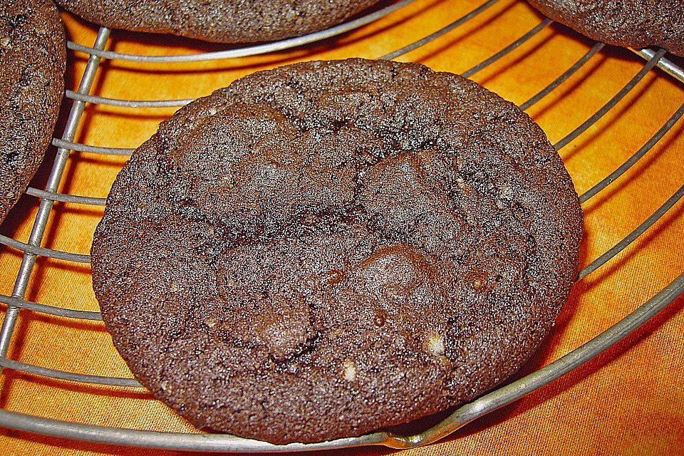 Triple Chocolate Cookies