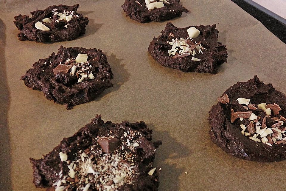 Triple Chocolate Cookies