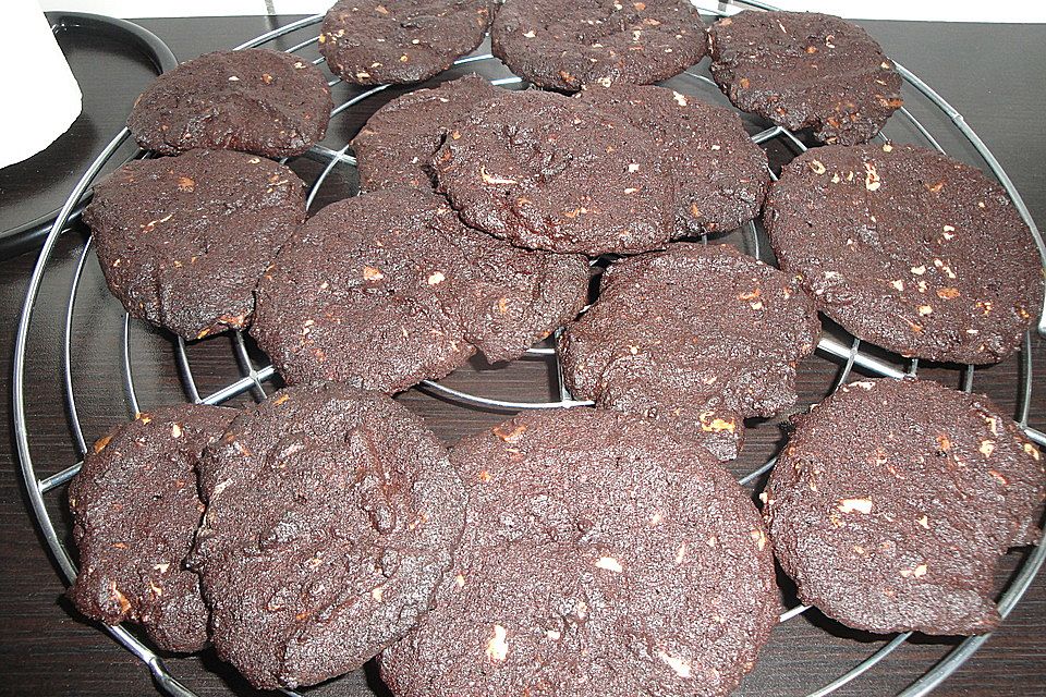 Triple Chocolate Cookies