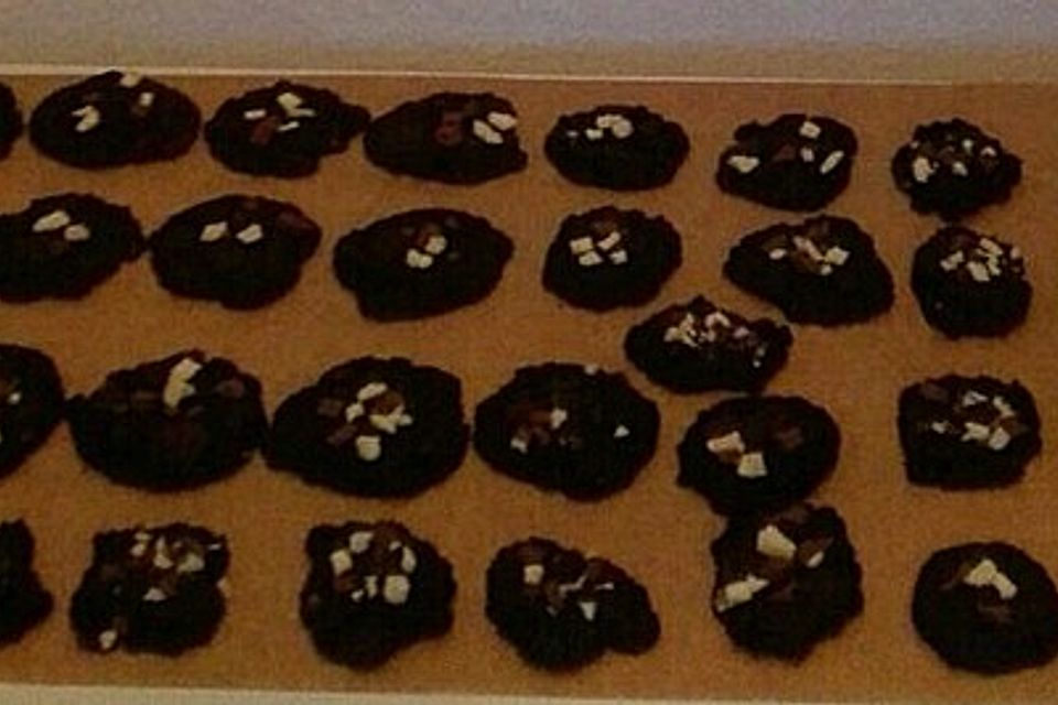 Triple Chocolate Cookies