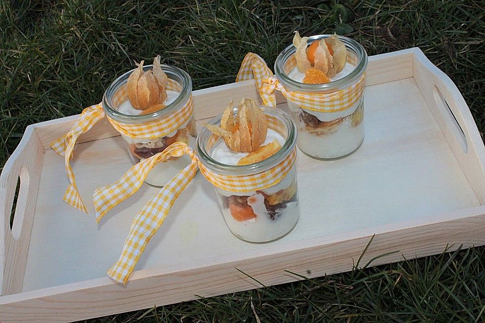 Orangen - Lebkuchen - Trifle