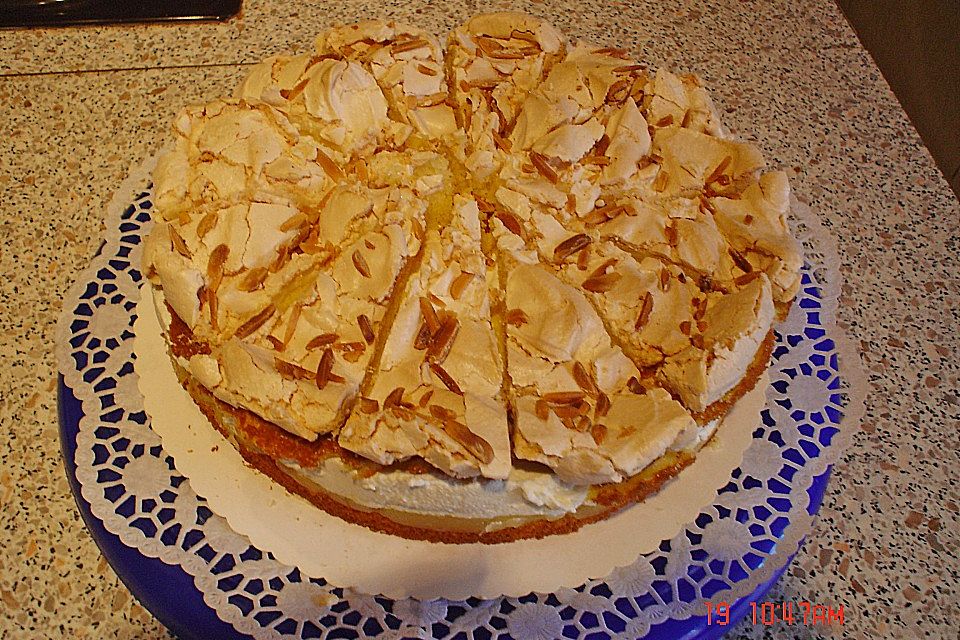 Apfel - Schneemus - Torte