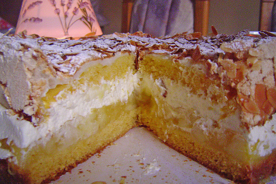 Apfel - Schneemus - Torte