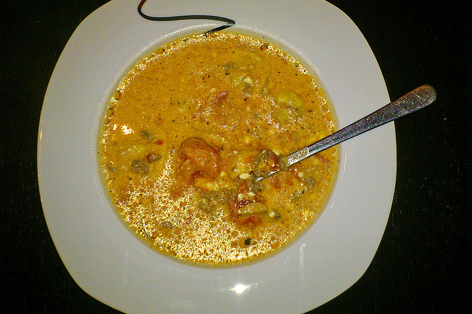 Schafskäsesuppe