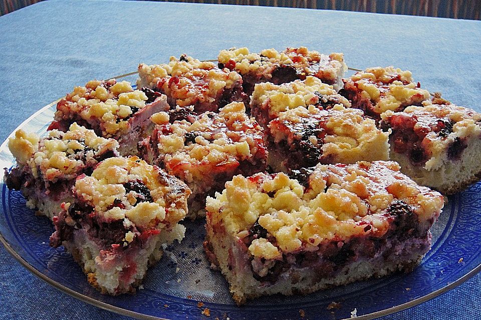 Brombeer - Schmand Kuchen