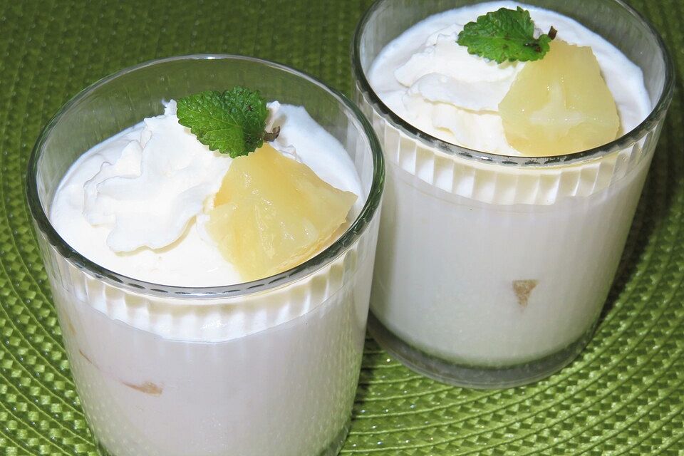 Ananas - Sahne - Creme