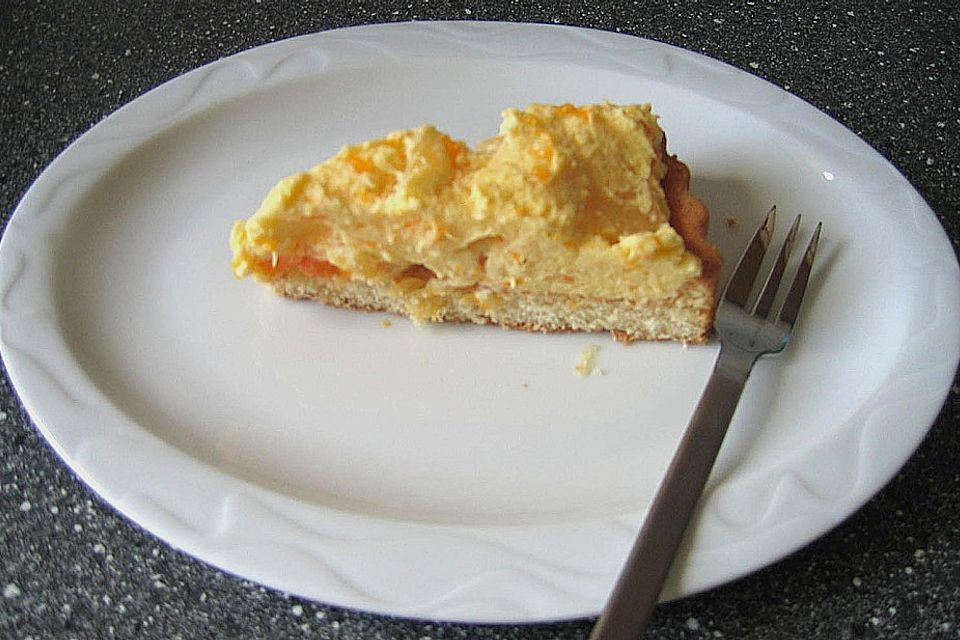 Schütteltorte Vanille - Mandarine