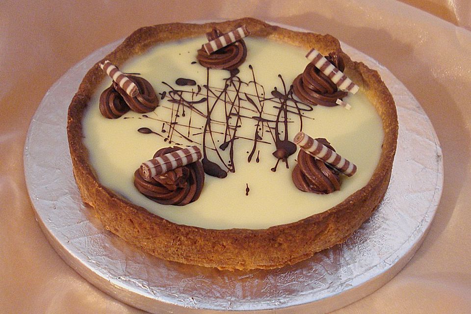 Tarte aux trois chocolats