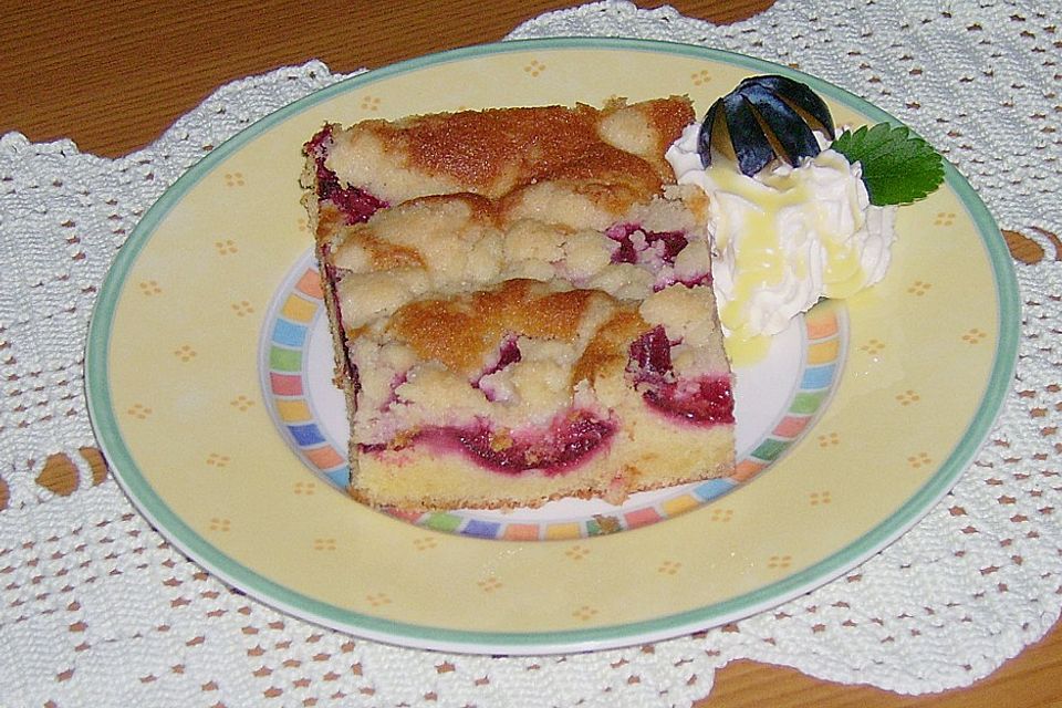 Zwetschken - Eierlikör - Kuchen