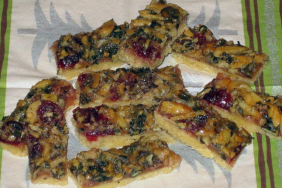 Kürbiskern - Cranberry - Mandel Stäbchen