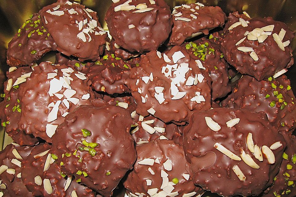 Elisenlebkuchen mit Schokoladenguss