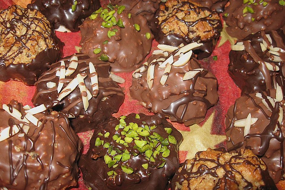 Elisenlebkuchen mit Schokoladenguss