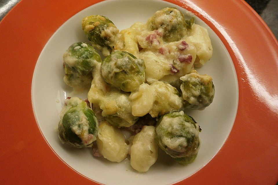 Gnocchi - Rosenkohl - Auflauf