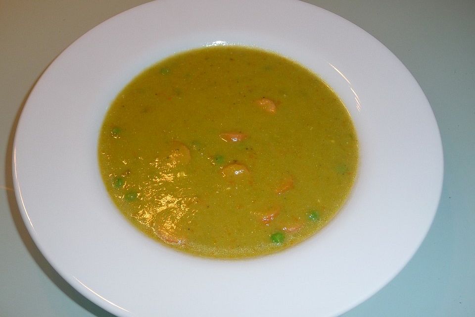 Erbsensuppe richtig lecker