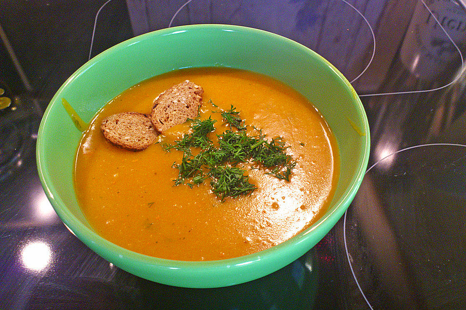 Kürbiscremesuppe