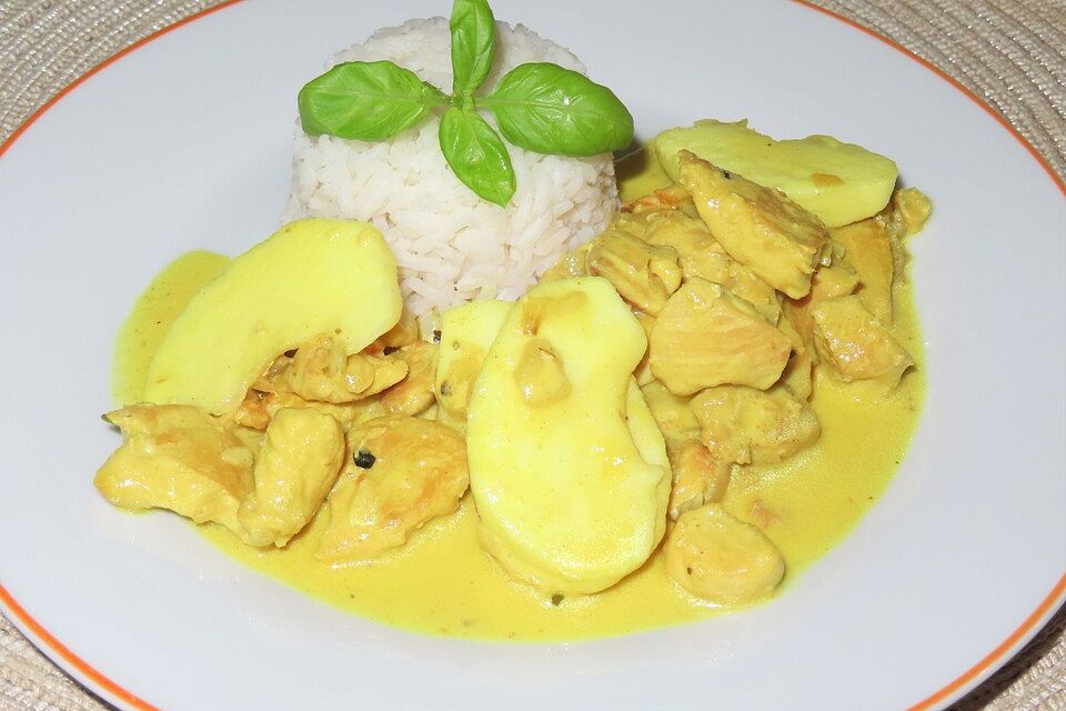 Curryhühnchen