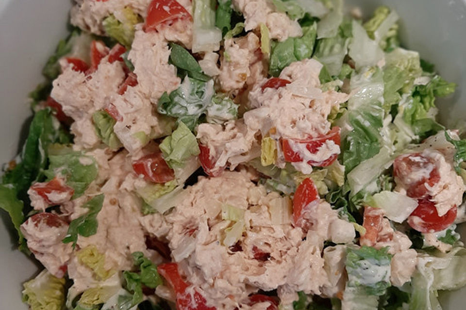 Hühnersalat mit Mayonnaise