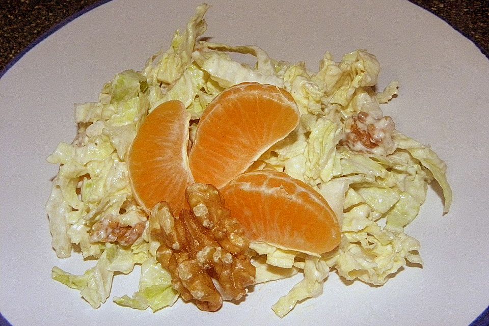 Chinakohlsalat mit Mandarinen