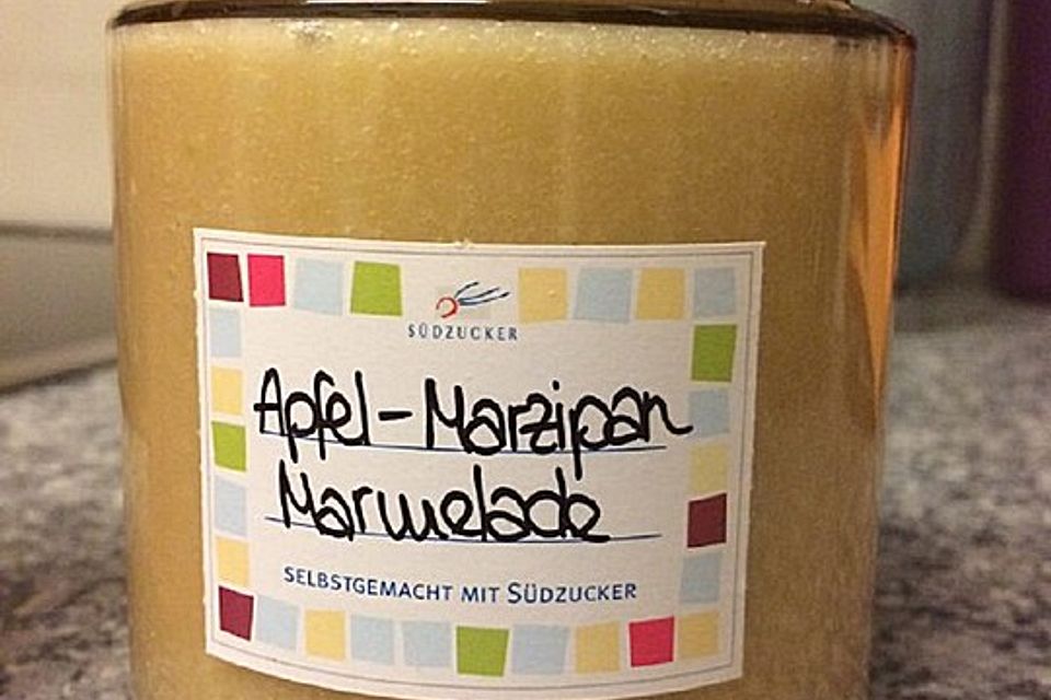 Weihnachtsmus, Apfel - Marzipan - Marmelade