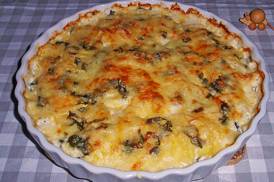 Kartoffel - Bärlauch - Gratin