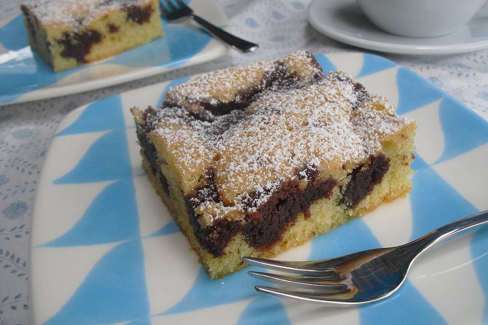 Versunkener Streuselkuchen