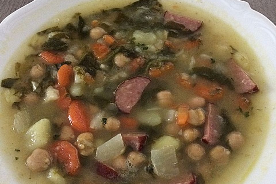 Galizische Kichererbsensuppe