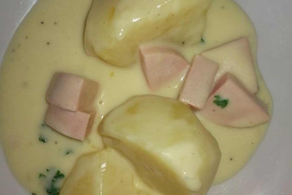 Petersilienkartoffeln mit Fleischwurst