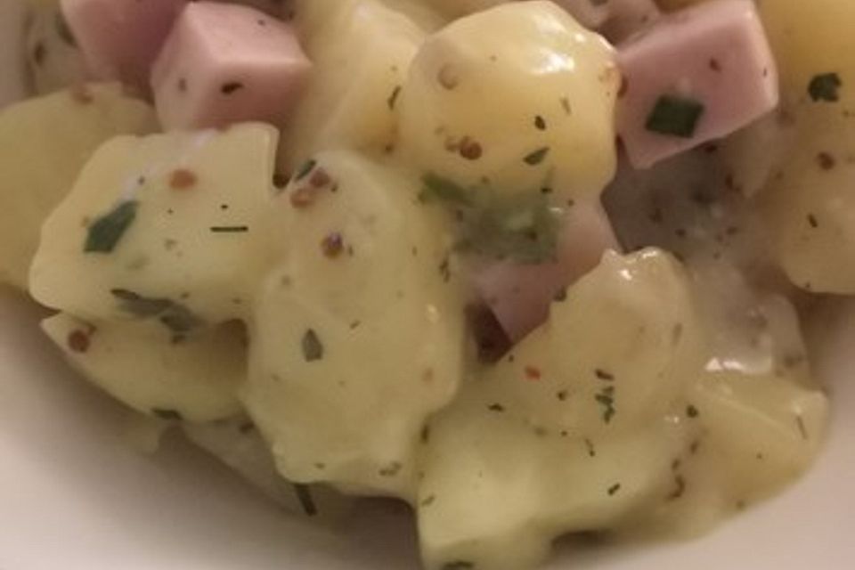 Petersilienkartoffeln mit Fleischwurst