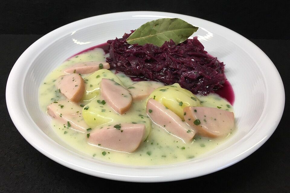 Petersilienkartoffeln mit Fleischwurst