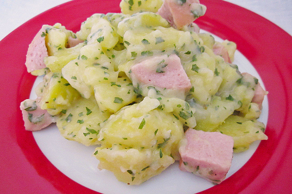 Petersilienkartoffeln mit Fleischwurst