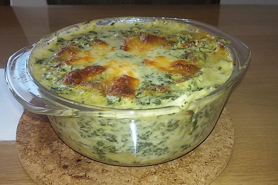 Spinat - Gorgonzola - Lasagne