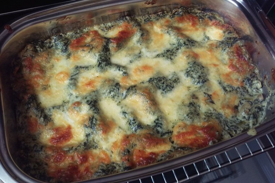 Spinat - Gorgonzola - Lasagne