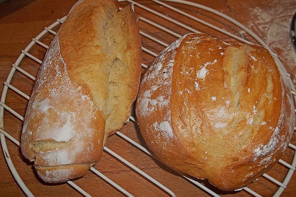 Buttermilchbrötchen mit Vorteig