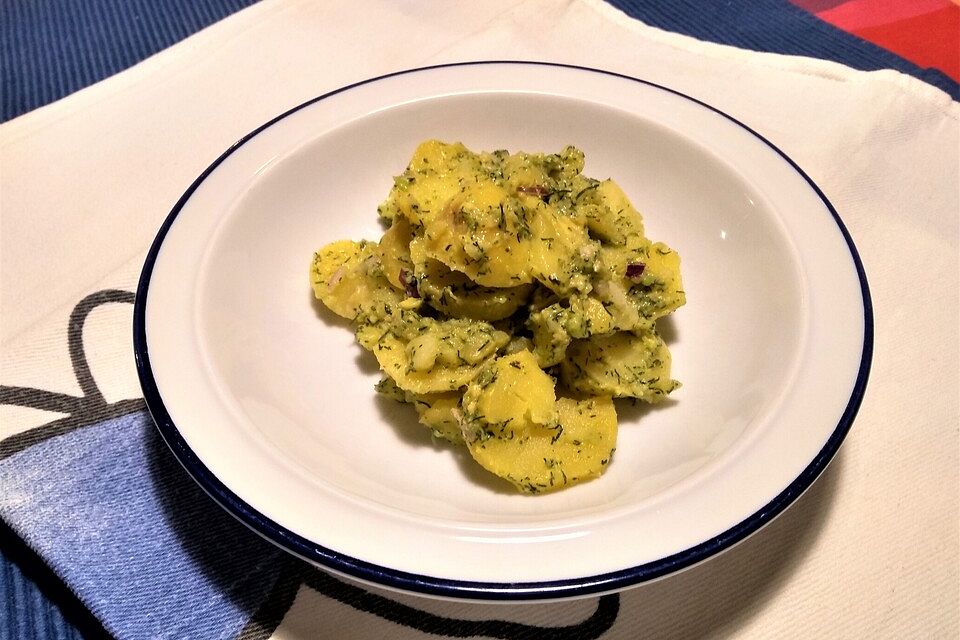 Kartoffelsalat mit Avocado