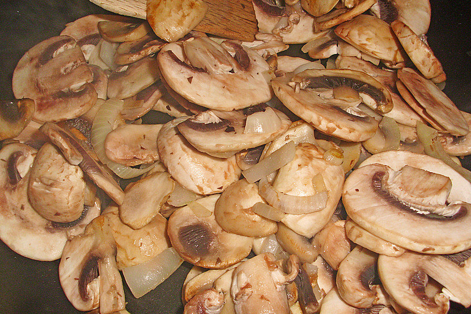 Würzige Rahmchampignons