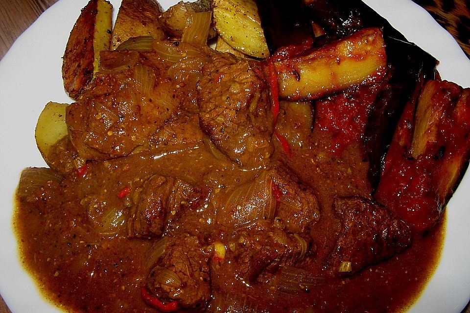 Südindisches Rindfleisch - Vindaloo