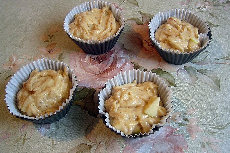 Apfel - Honig - Muffins