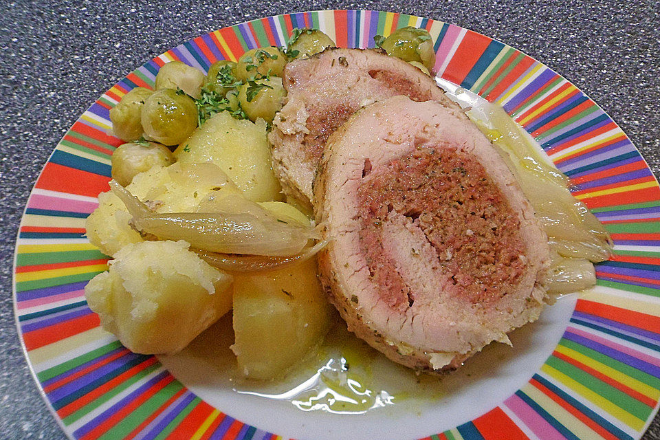 Gefüllter Rollbraten