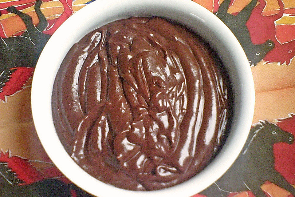 Schokoladenpudding selbst gemacht