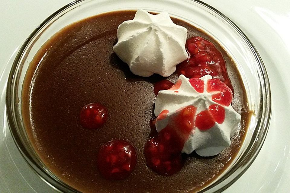 Schokoladenpudding selbst gemacht