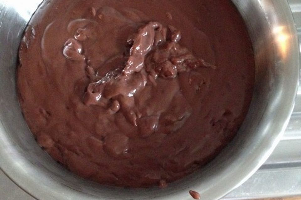 Schokoladenpudding selbst gemacht