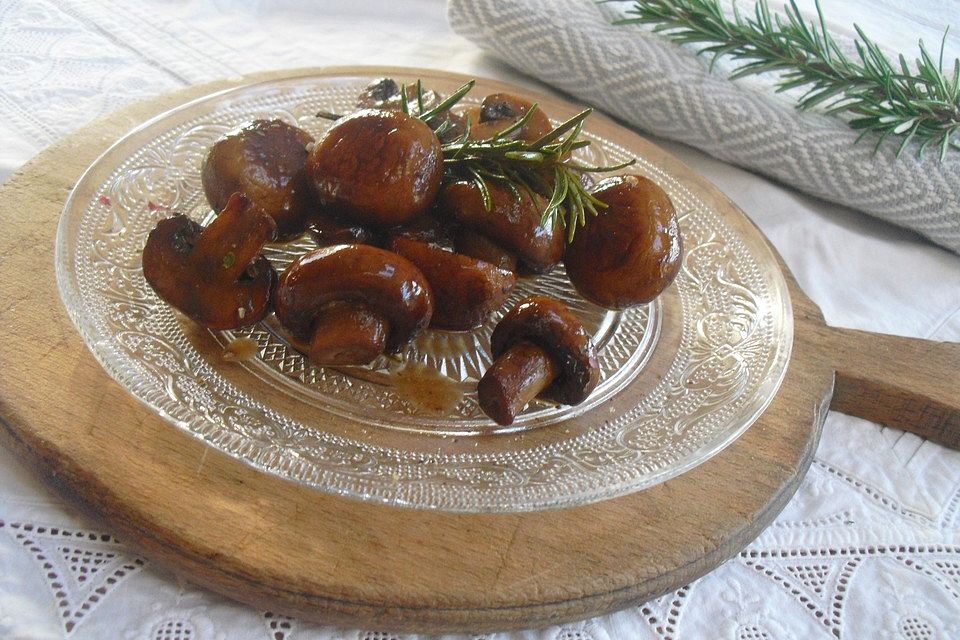 Champignons in Balsamico