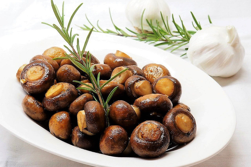 Champignons in Balsamico