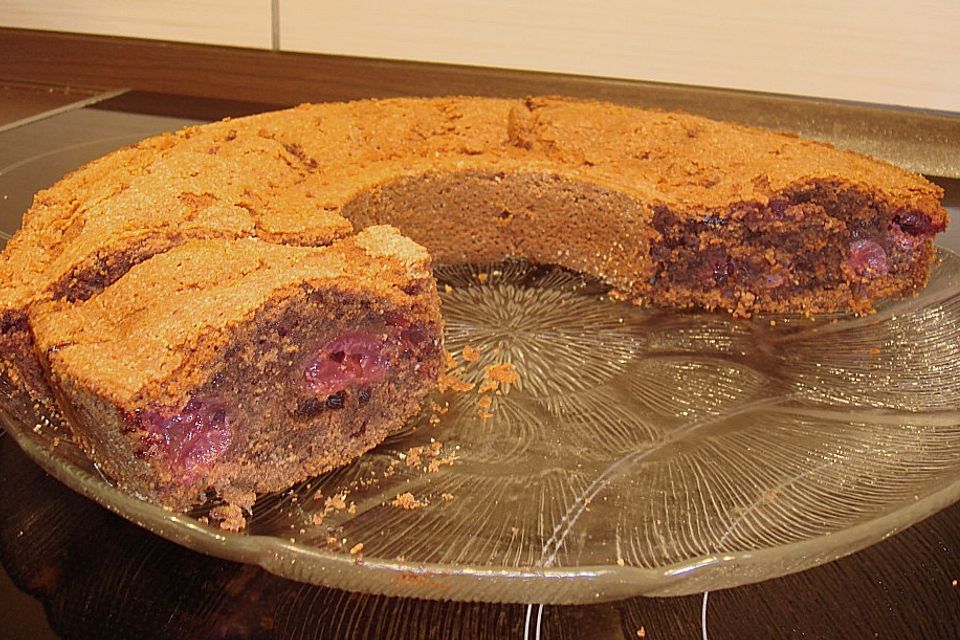 Schokoladen - Kirsch - Rührkuchen