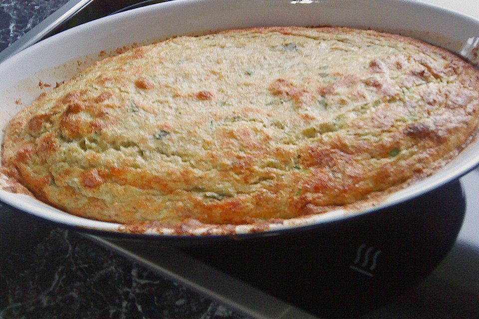 Lauch - Käse Soufflé