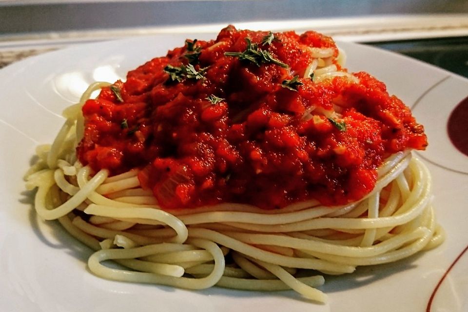 Spaghetti  Arrabiata