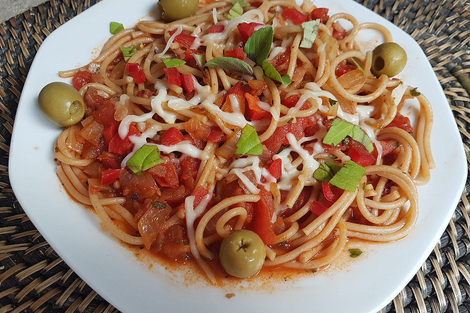 Spaghetti  Arrabiata