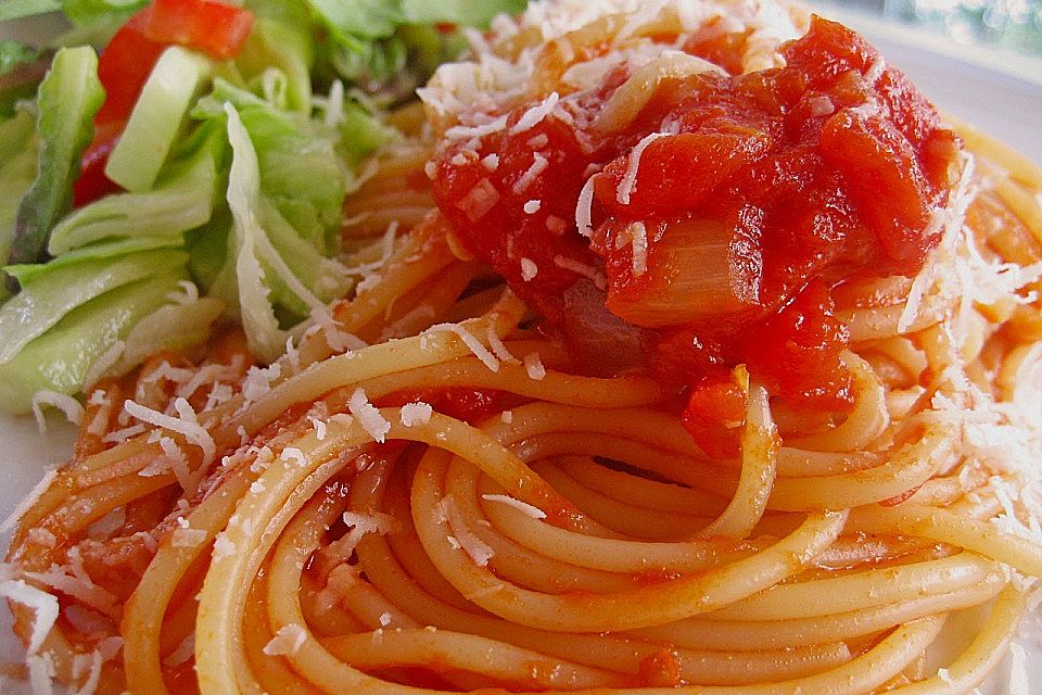 Spaghetti  Arrabiata